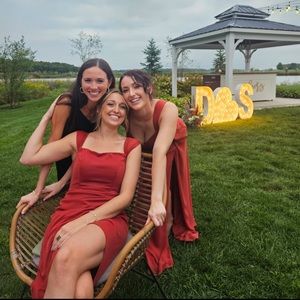 Azazie Terracotta Bridesmaid Dress